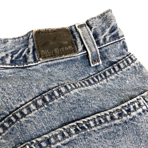 Vintage Levis SilverTab Men 32x32 Y2K Light Wash Loose Fit Denim Jeans - Picture 8 of 13